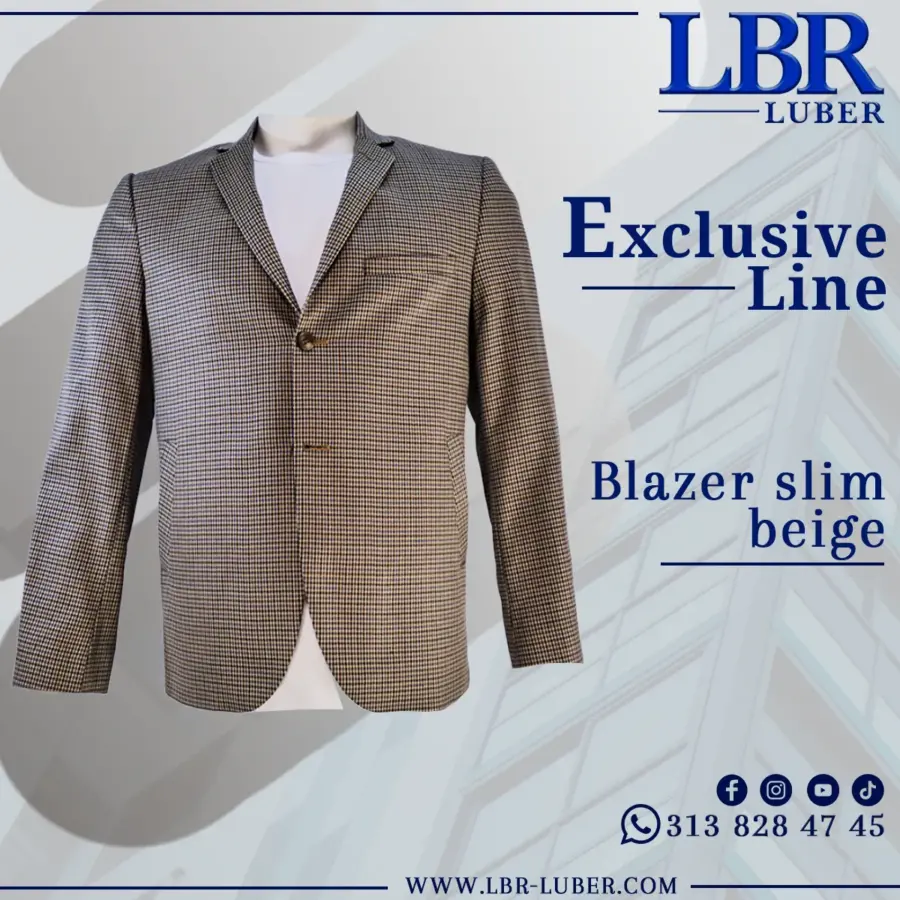 Blazer  Slim  Beige