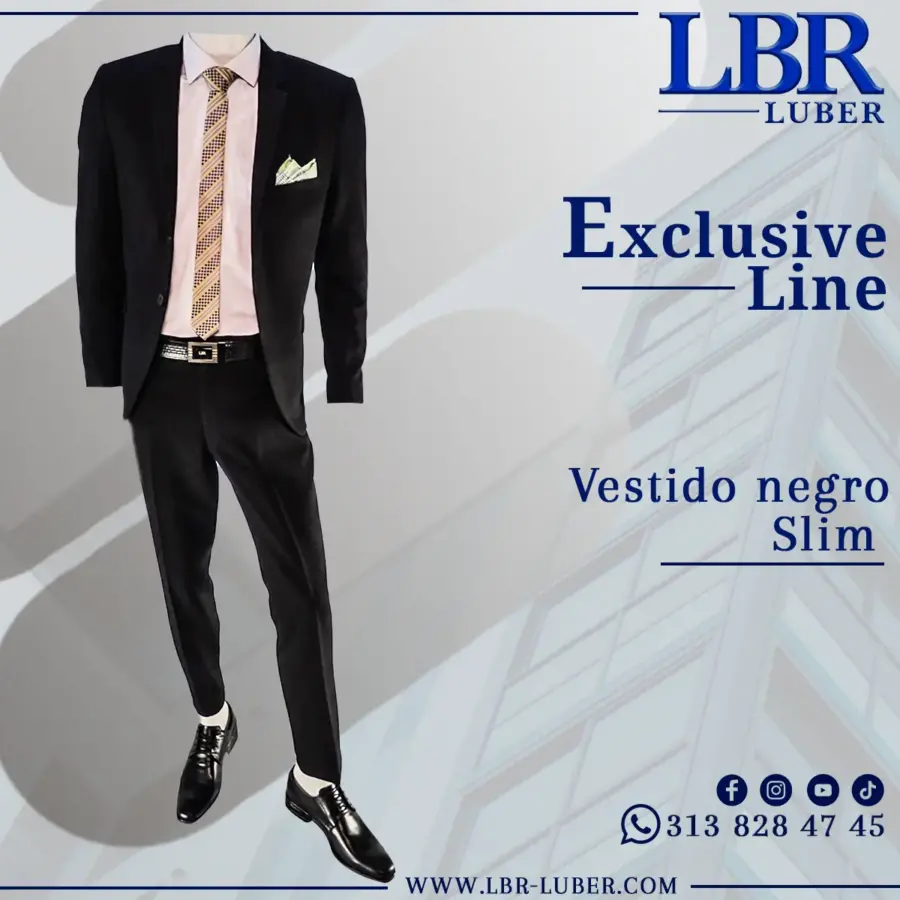 Vestido Negro Slim