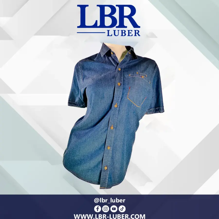 Camisa Jean Azul mujer